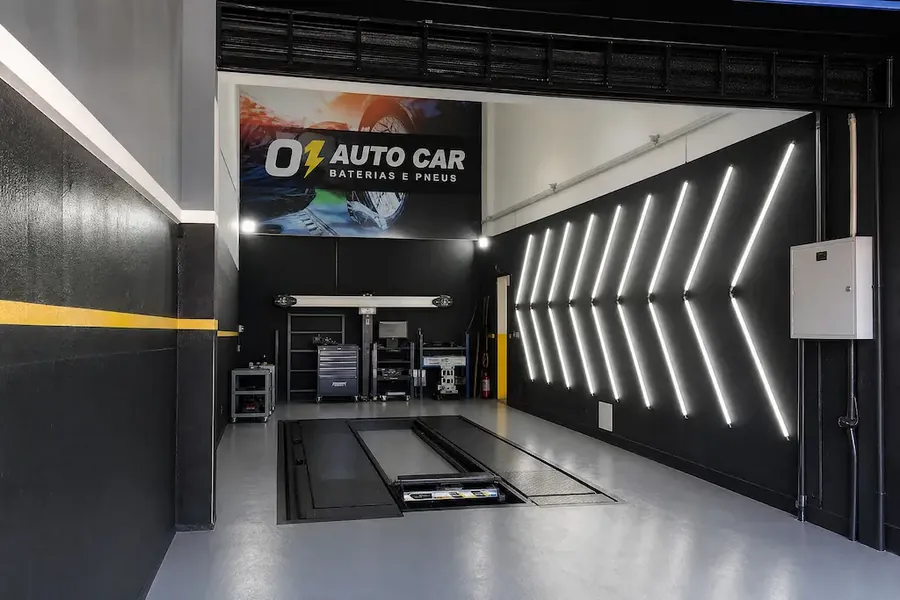 Área de geometria e balanceamento da 01 Auto Car