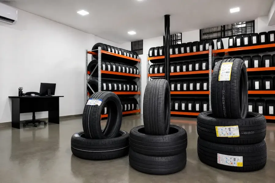 Sala de pneus da 01 Auto Car